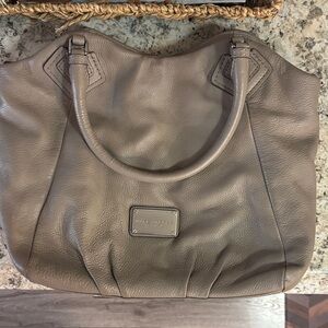 Marc Jacobs Gray Leather Shoulder Bag